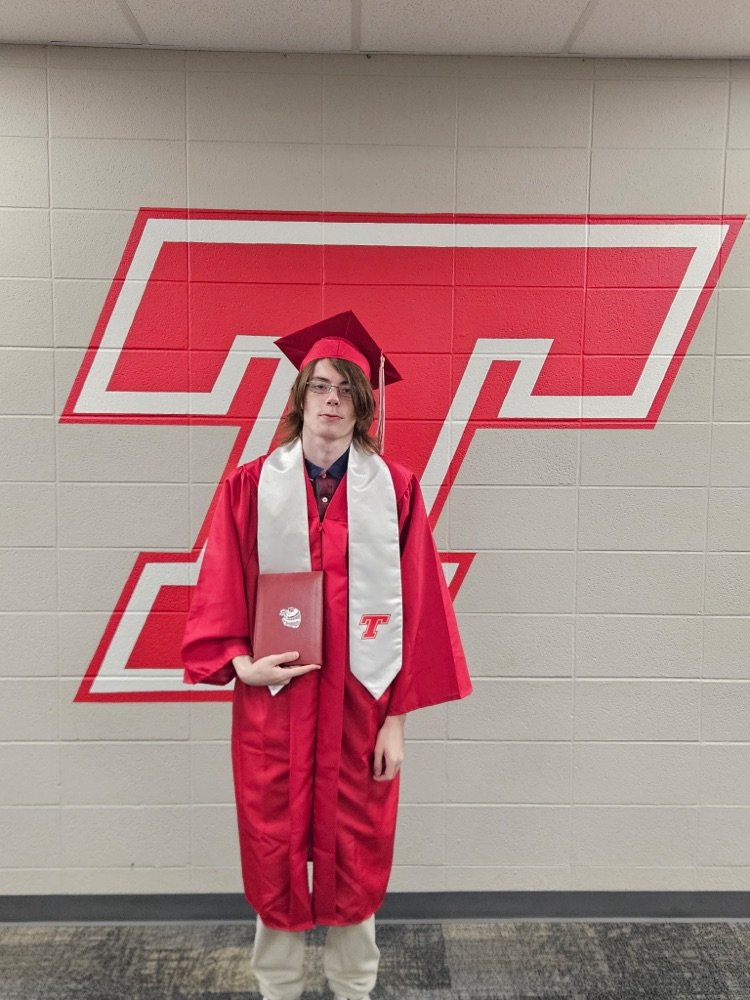 Jeremy’s cap and gown photo
