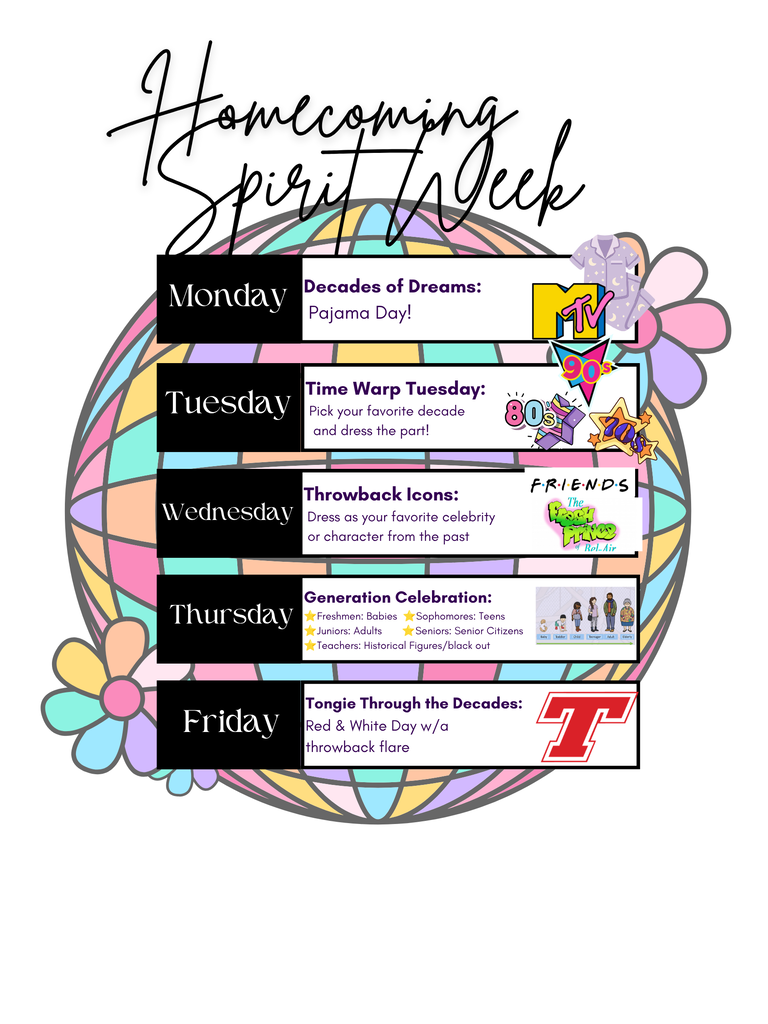 Tonganoxie High School's homecoming spirit days! 