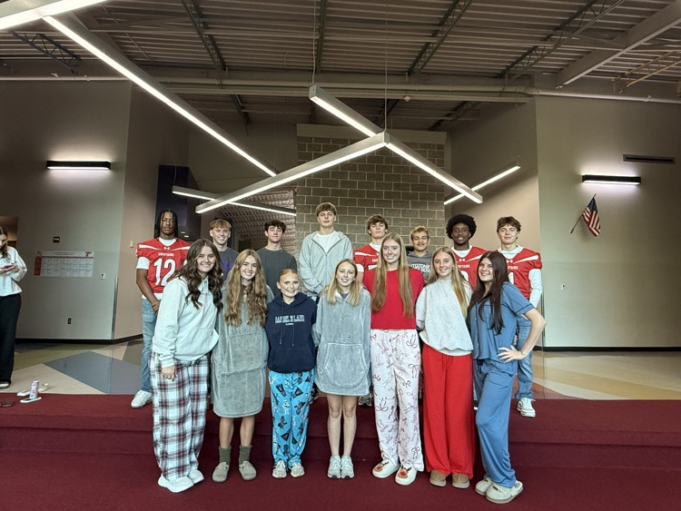 THS homecoming court at the TES/TMS Homecoming kick off!!