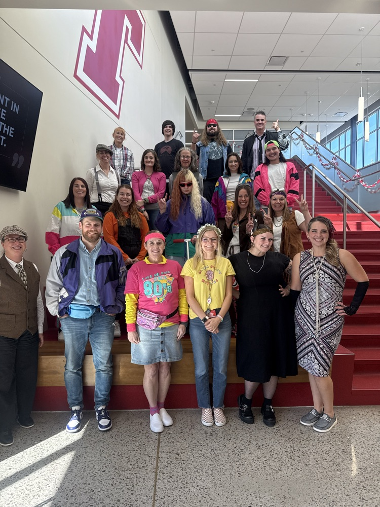 THS teachers dressed up for “decades day”
