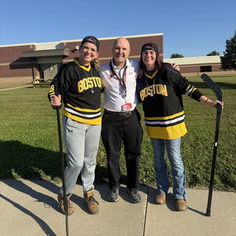 THS teachers dressed up for Celebrity Throwback