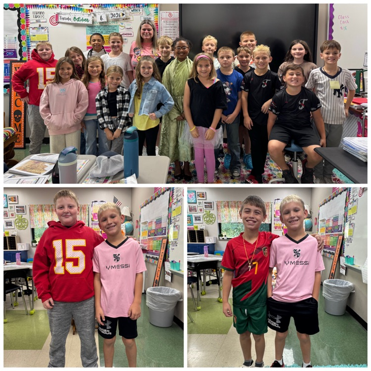 Mrs. Olsen’s 4th Grade for Homecoming Week