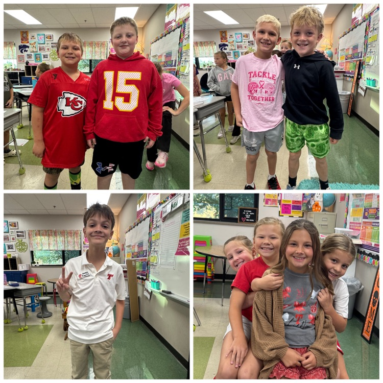 Mrs. Olsen’s 4th Grade for Homecoming Week