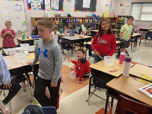 Students in Ms. Meckler's 3rd grade class used milliliters and liters to measure and compare liquid capacity.