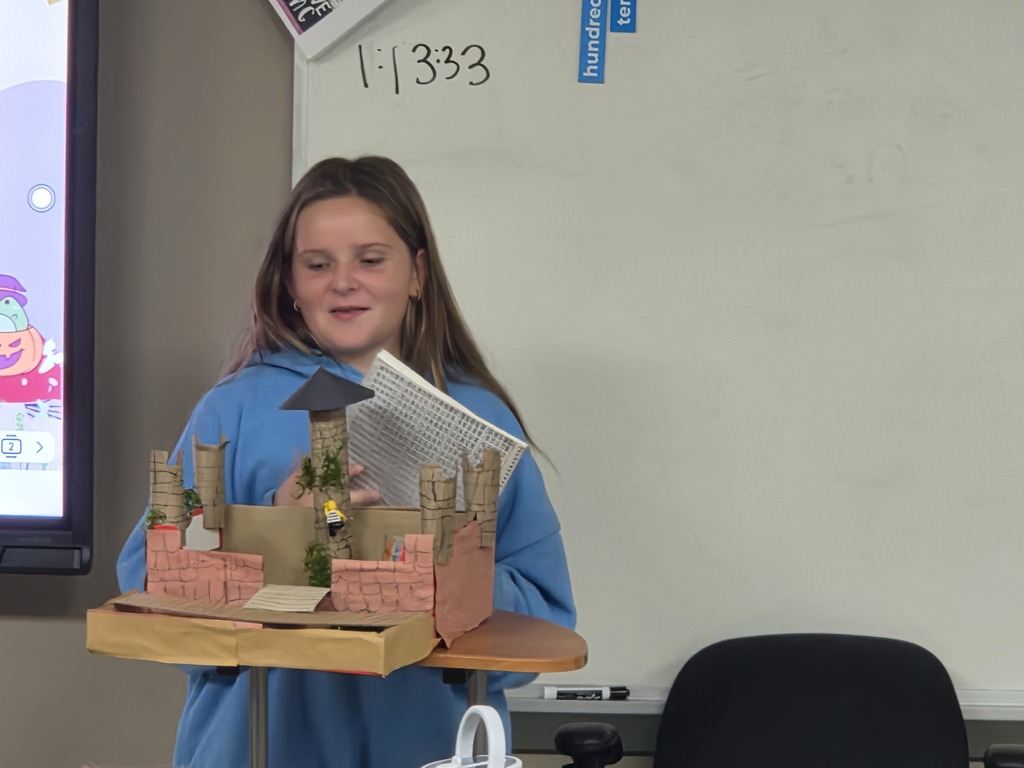 Mrs. West's class showed off their amazing castles!