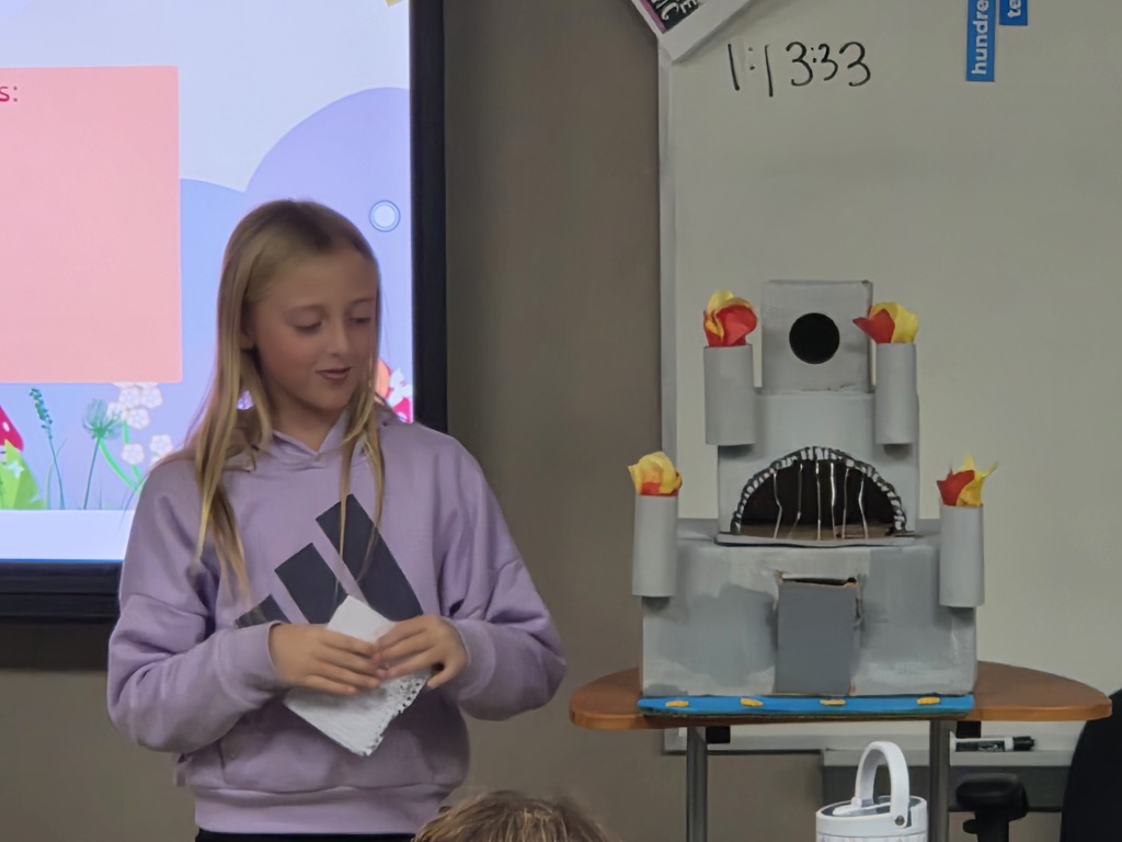 Mrs. West's class showed off their amazing castles!