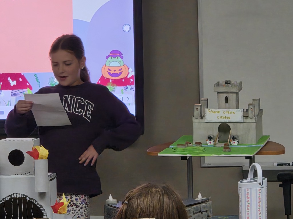Mrs. West's class showed off their amazing castles!