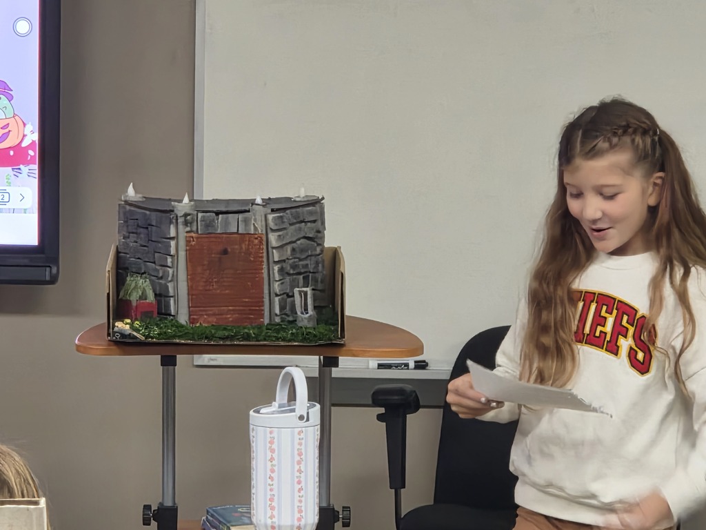 Mrs. West's class showed off their amazing castles!