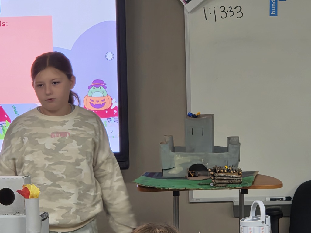 Mrs. West's class showed off their amazing castles!
