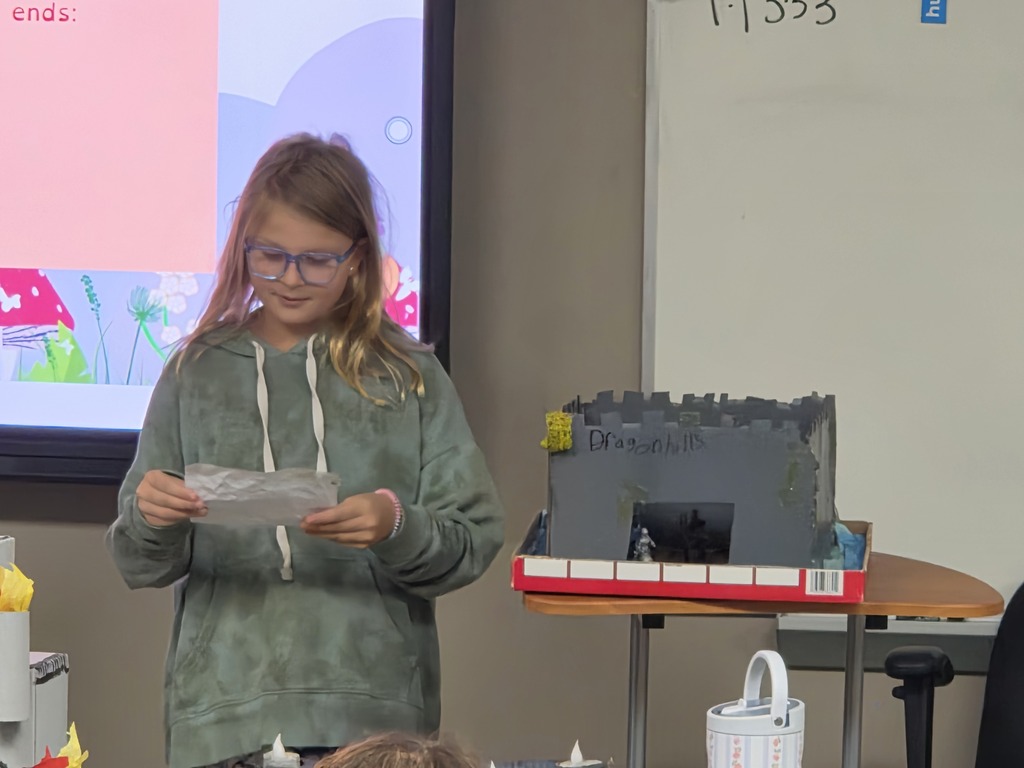 Mrs. West's class showed off their amazing castles!