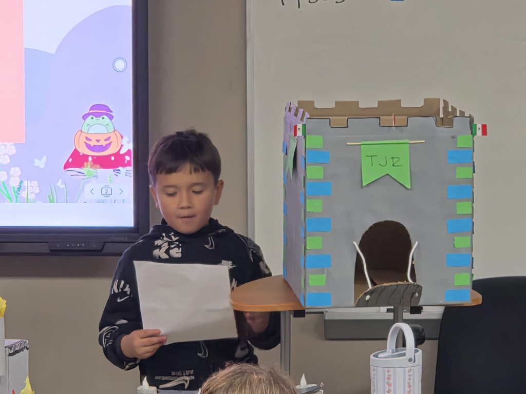 Mrs. West's class showed off their amazing castles!