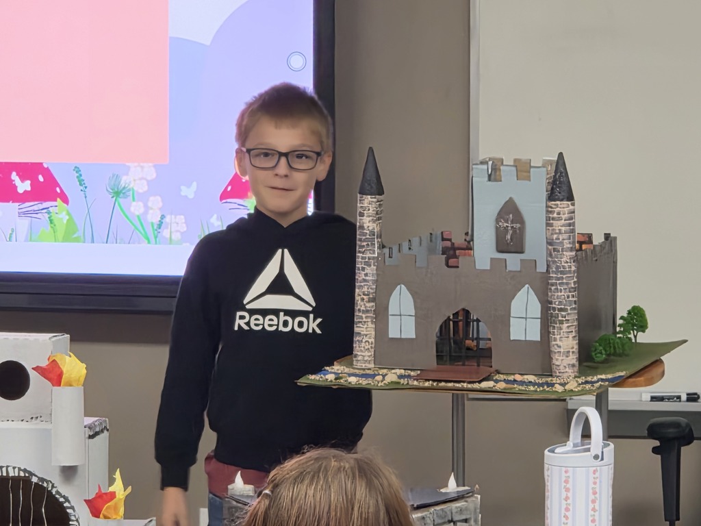 Mrs. West's class showed off their amazing castles!