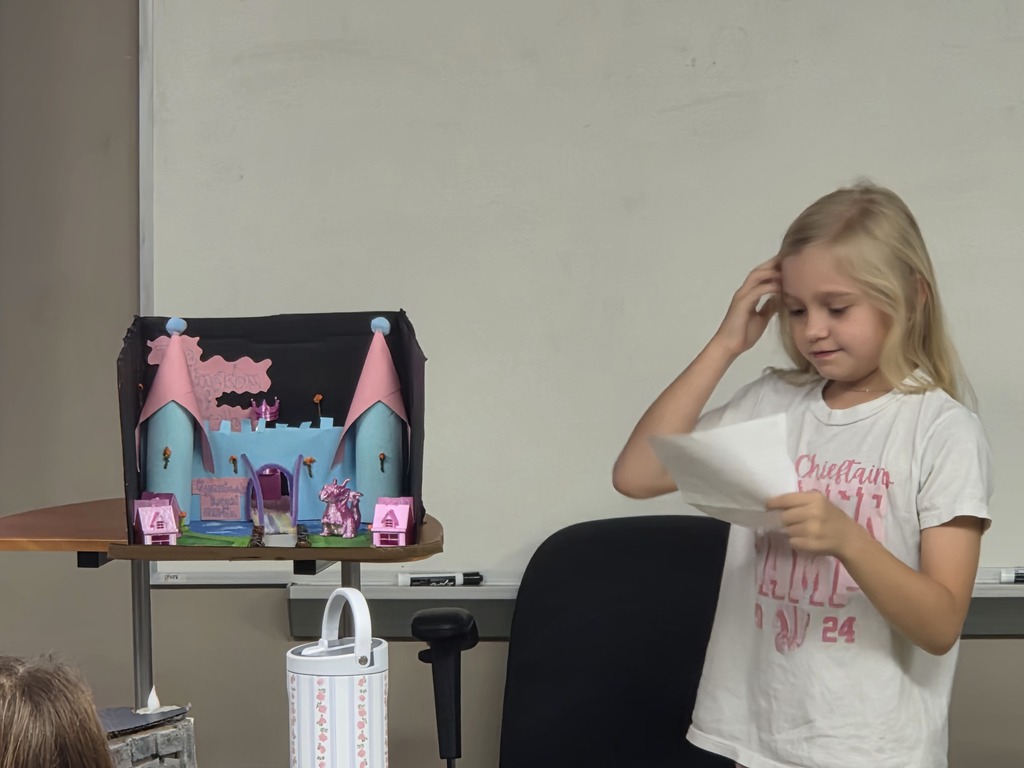 Mrs. West's class showed off their amazing castles!