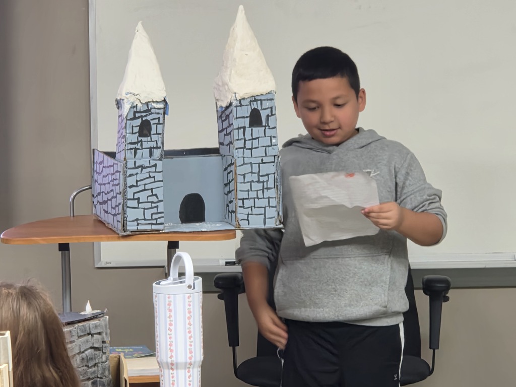 Mrs. West's class showed off their amazing castles!