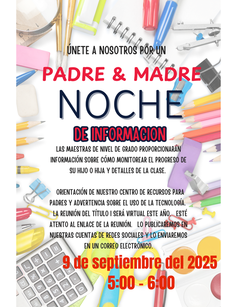 Parent Info night