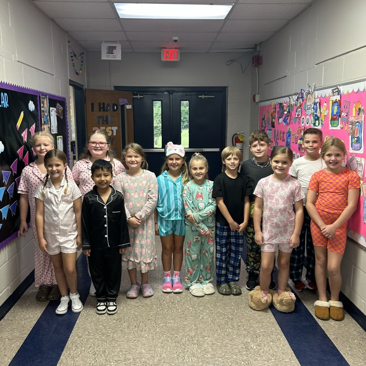Pajamas + Candyland fun for 3rd Grade!