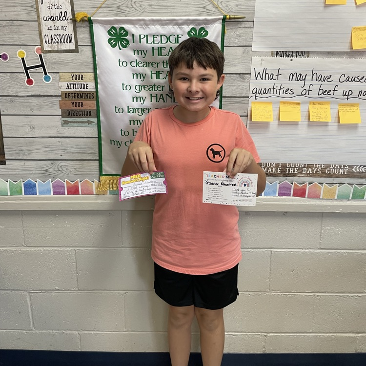 These students in Mrs. Blackwell & Mrs. Mosley’s reading classes earned No Homework Coupons for passing more than 10 I-Ready lessons! Way to go boys and girls! #tces 
