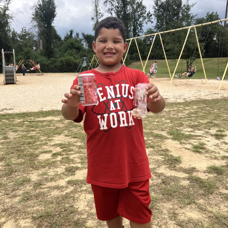 Shout-out to RJ for showing great citizenship by keeping our playground clean!