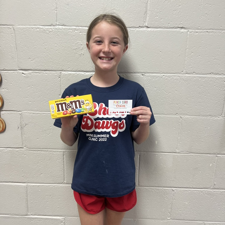 Claire has passed 10 iReady lessons with 90% or higher accuracy in Mrs. McBride’s 5th grade ELA class. Way to go! 