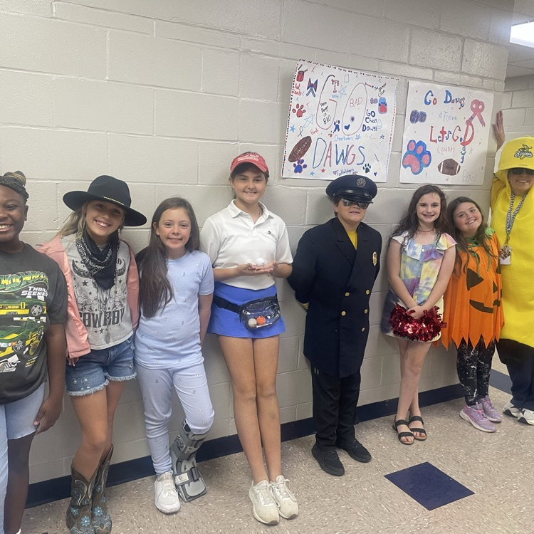 5th Graders participating in Rivalry Week Day 2! #tces