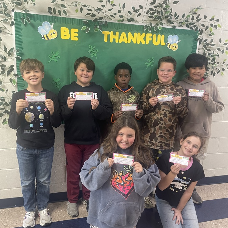 These students in Mrs. Blackwell’s Reading Class earned no homework coupons for passing 10 or more I-Ready lessons! Way to go! #tces 