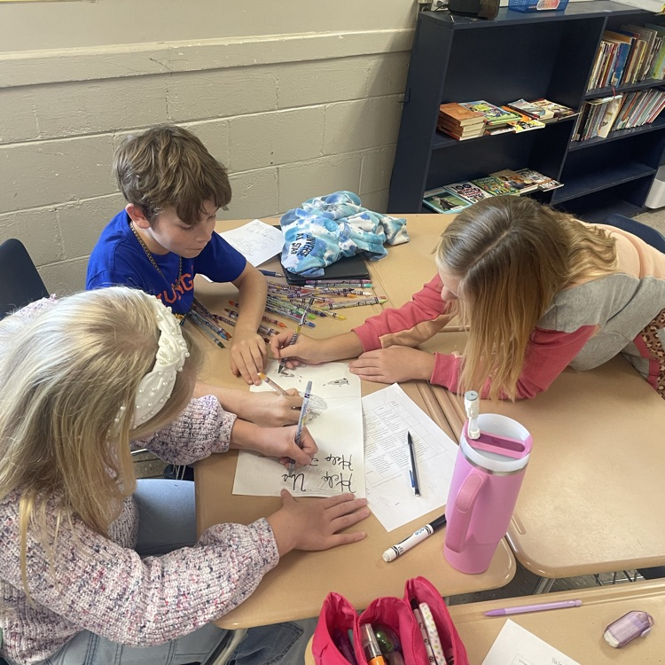 Students in Mrs. Blackwell’s social studies classes have been working on World War 1 propaganda posters. #tces 