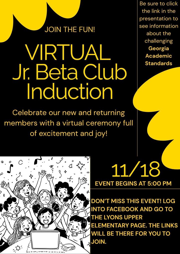 Virtual Beta Club Induction