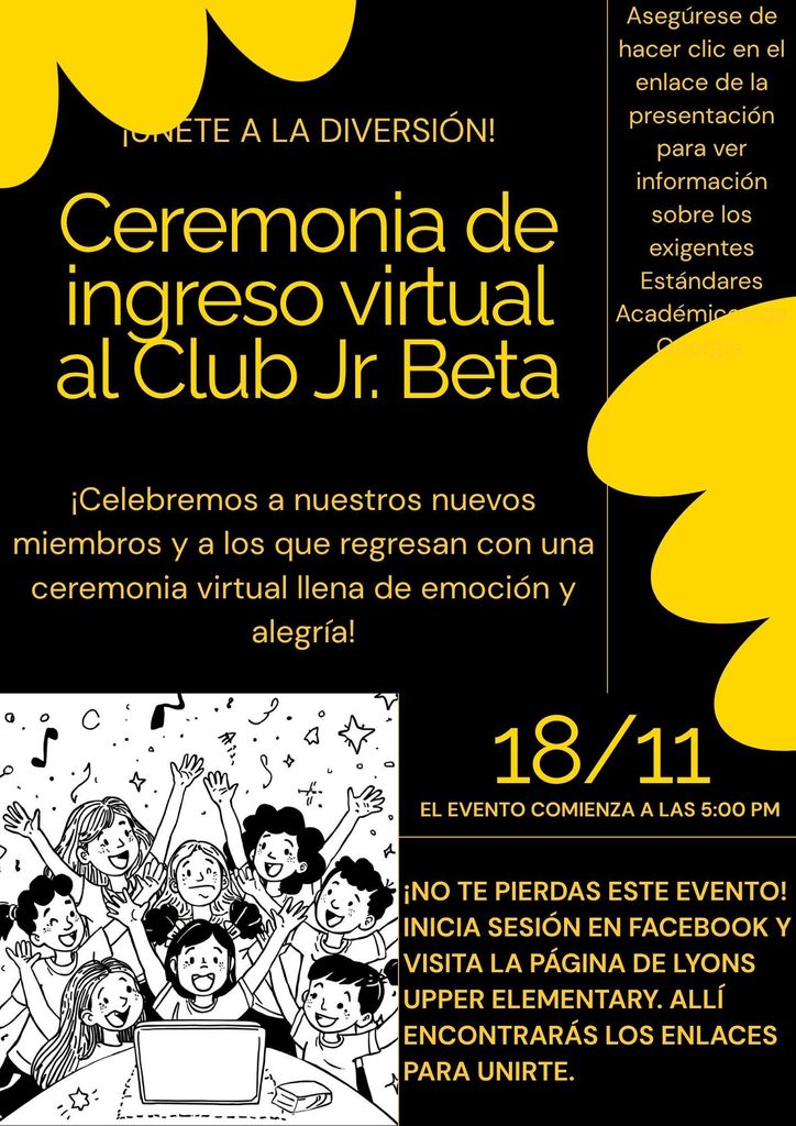 Virtual Beta Club Induction