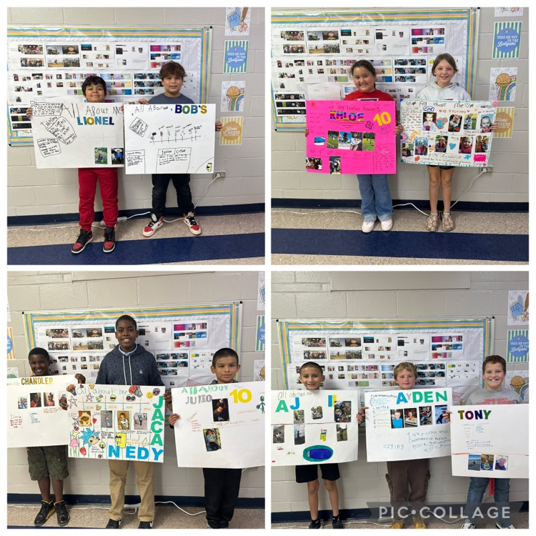 5th grade science students used what they have learned about inherited traits, learned behaviors, and instincts to design a Google Slides or poster about their life. #tces