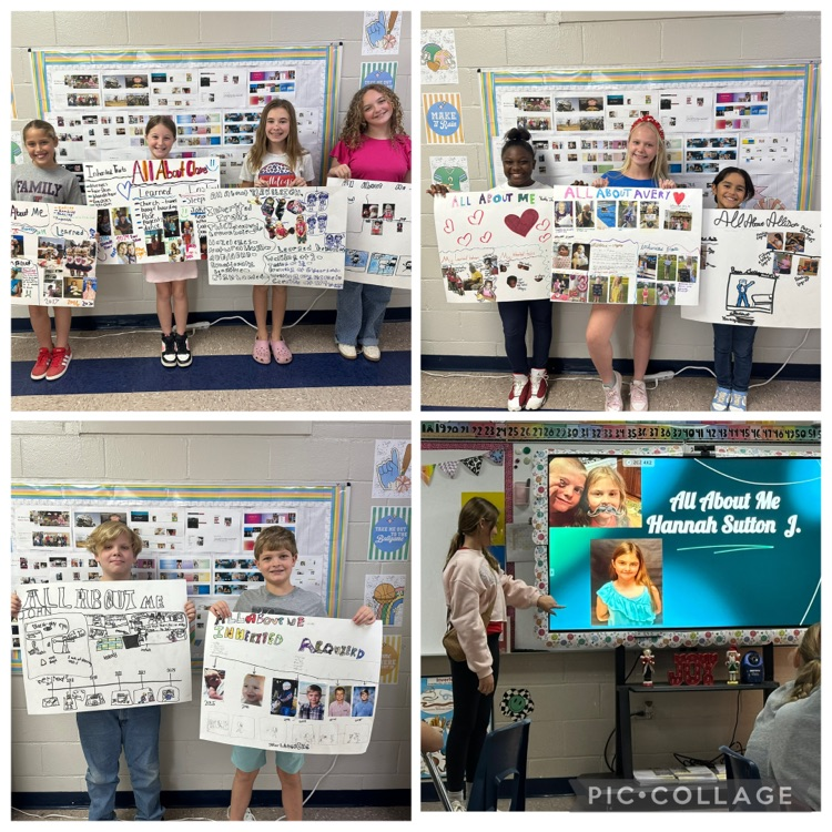 5th grade science students used what they have learned about inherited traits, learned behaviors, and instincts to design a Google Slides or poster about their life. #tces