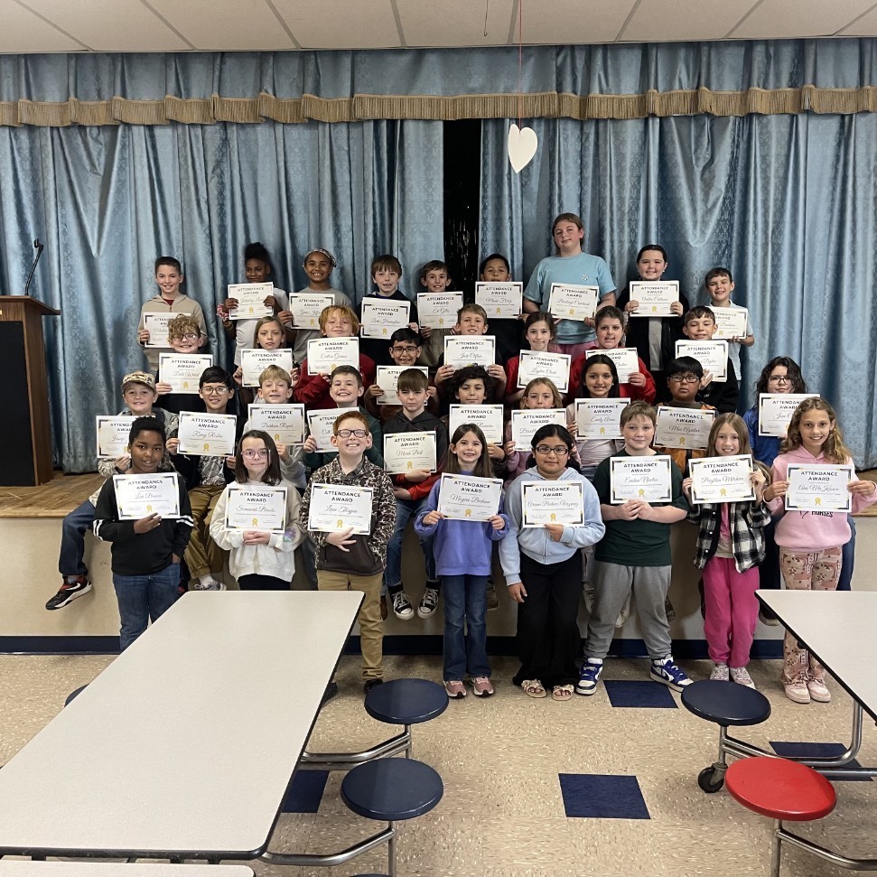 Attendance Award- no more than 2 days of school missed