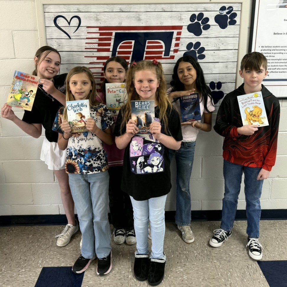 These 4th graders earned themselves a trip to the book vending machine. Great job!