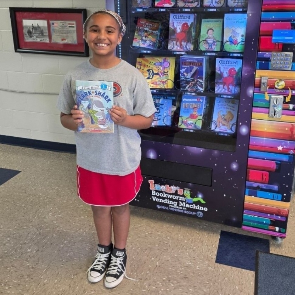 These 4th graders earned themselves a trip to the book vending machine. Great job!