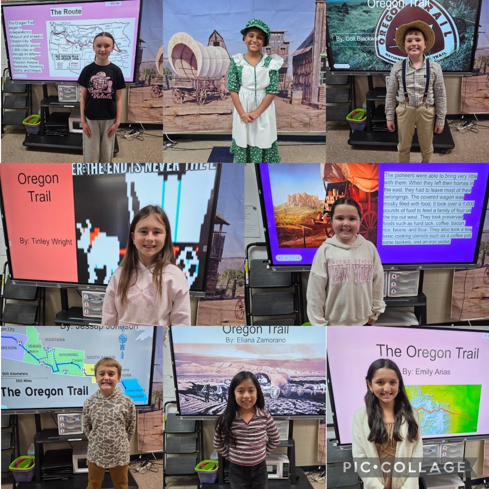 Today 4th graders finished their Westward Expansion Unit with a Pioneer Day! Students presented their Google Slides that they have worked so hard on and made butter in a jar! 