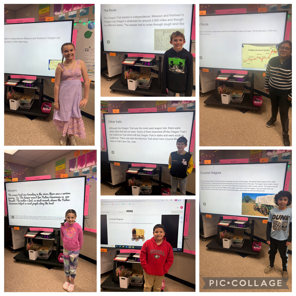 Today 4th graders finished their Westward Expansion Unit with a Pioneer Day! Students presented their Google Slides that they have worked so hard on and made butter in a jar! 
