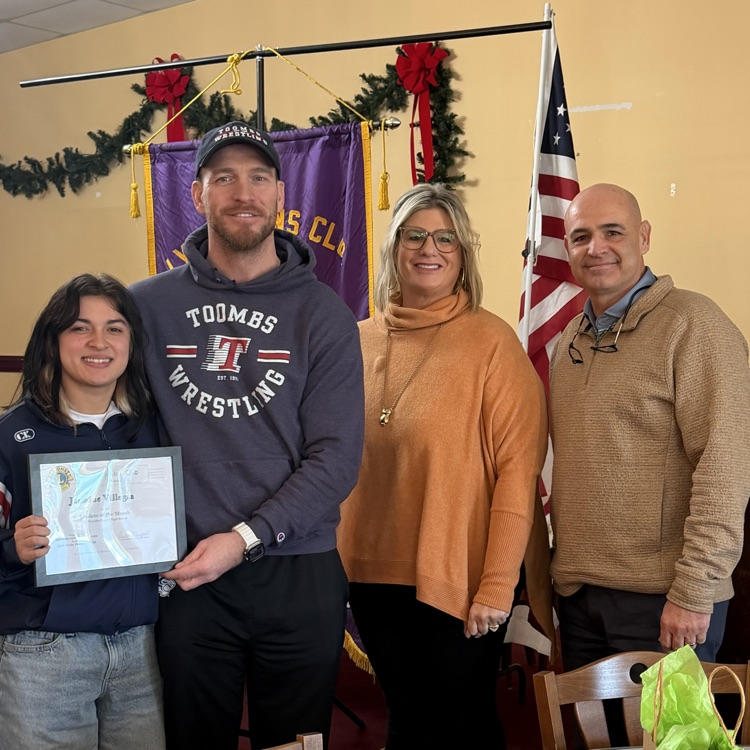 Lions Club February Student of the Month 