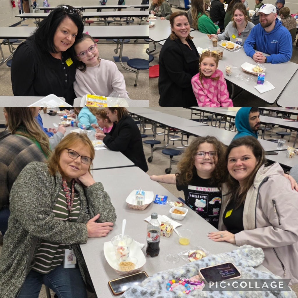 Parents to Breakfast this morning with Mrs. Russell's class. ❤️