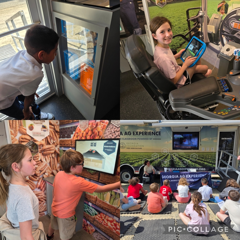 These 4th graders loved getting to learn about agriculture in Georgia this week! 