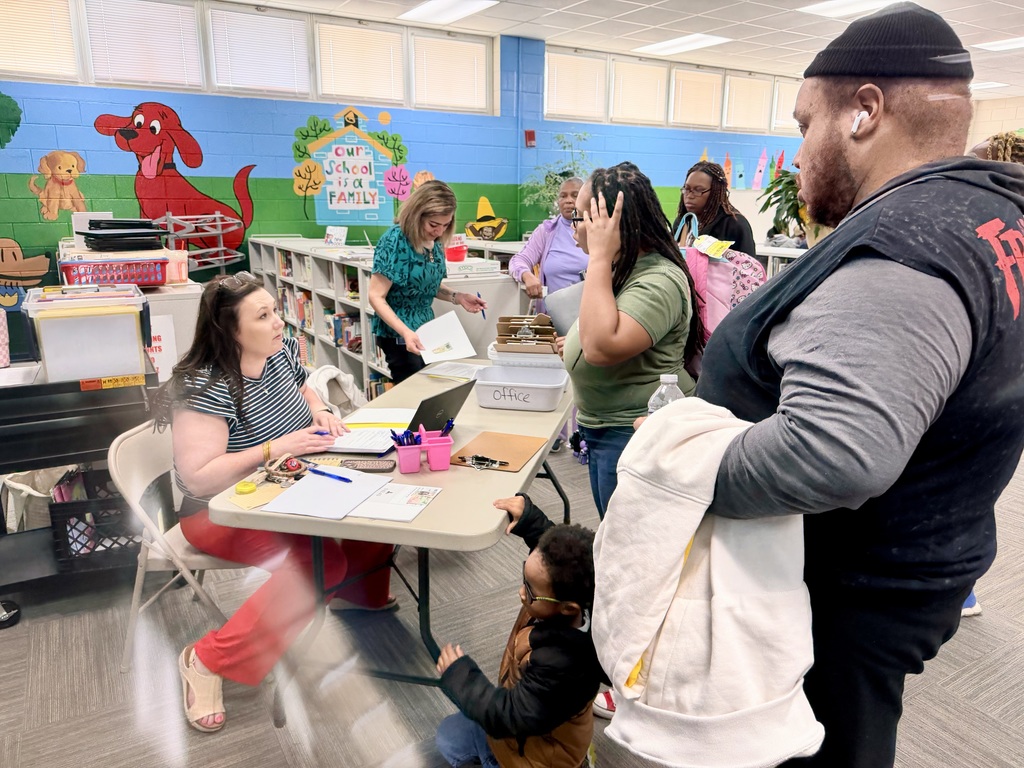 pre k registration table at LPS