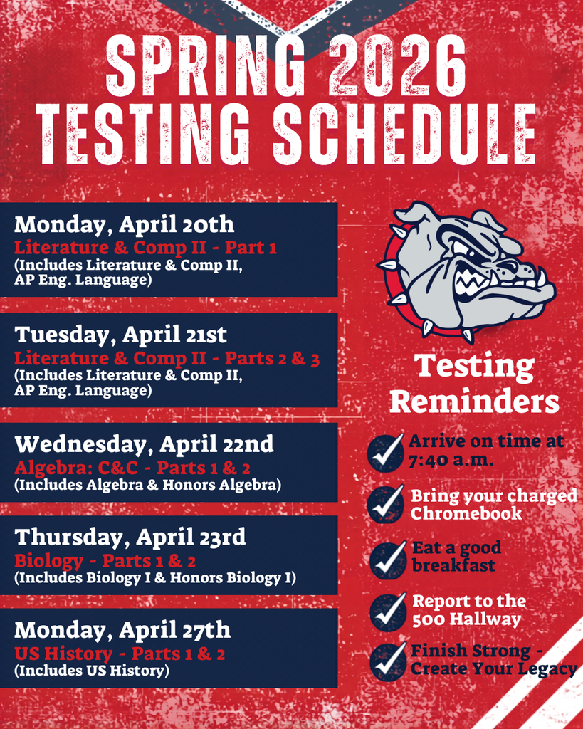 Spring 2026 EOC Dates
