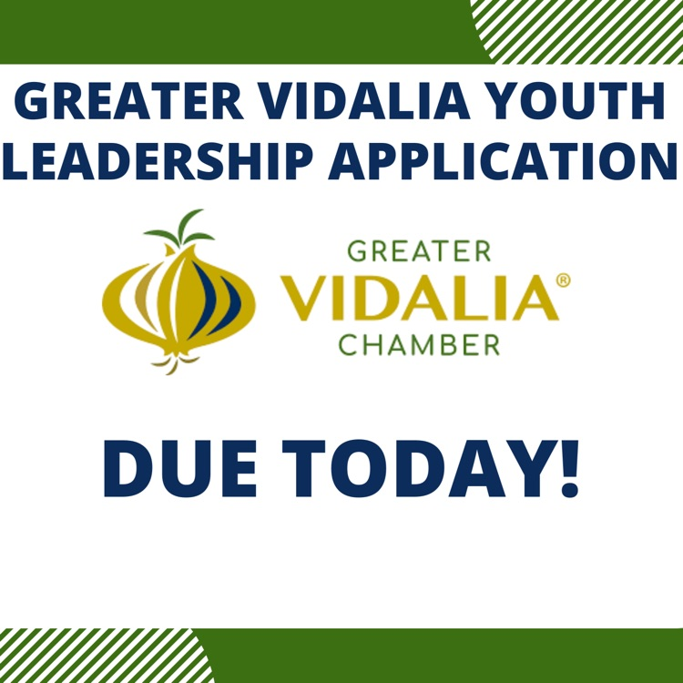 GVYL Application Due Today! 