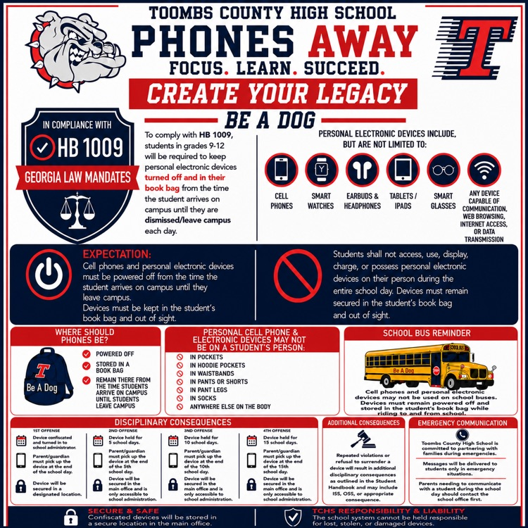 TCHS Electronic Devices Post