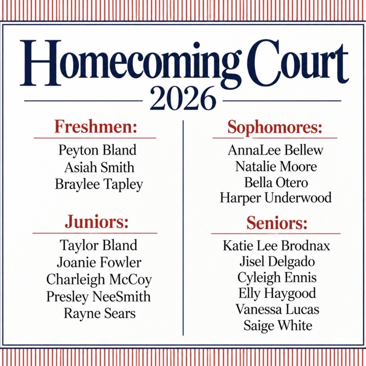 Hoco Representatives 2026-2027