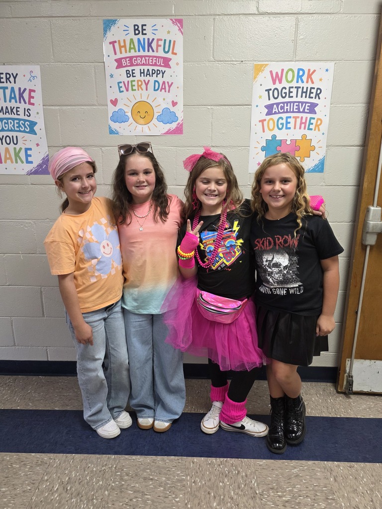 🎶🕺🏻 Decades Day in 4th Grade! From throwback vibes to fun outfits, our 4th graders showed up ready to rock through the decades! 🪩✨