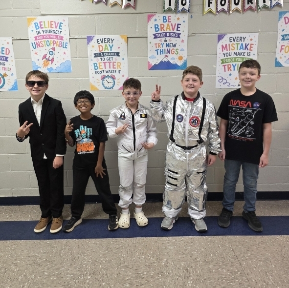 🚀🌎 Our 4th graders are ready to show that their FUTURE is out of this world! 👽✨
