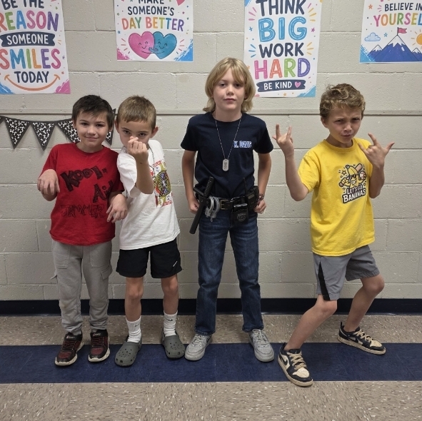 🔤 Spelling out their futures, one letter at a time! ✨ Our 4th graders are rocking Letter Day by dressing up as something that starts with the first letter of their name! ❤️💙