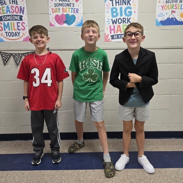 🔤 Spelling out their futures, one letter at a time! ✨ Our 4th graders are rocking Letter Day by dressing up as something that starts with the first letter of their name! ❤️💙