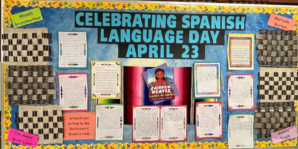 Celebrating Spanish Language Day Banner
