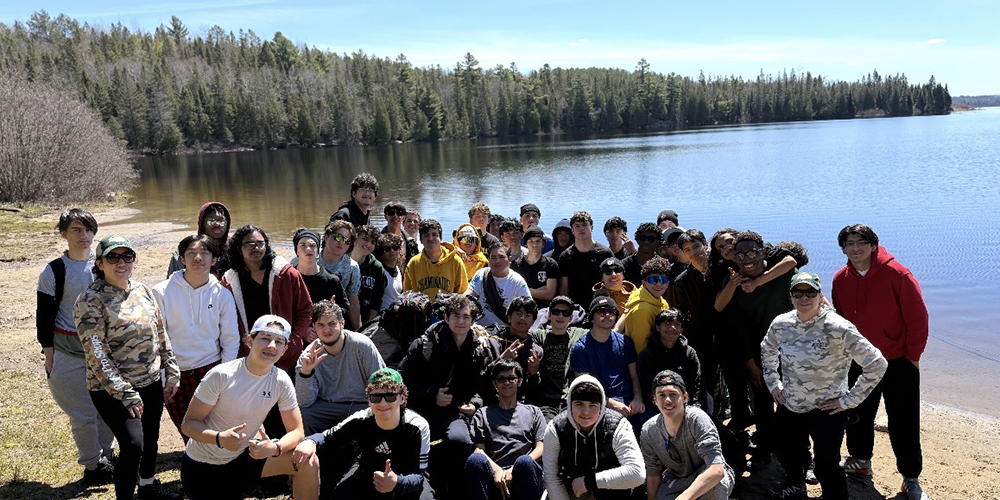 Photo of Chaminade students and staff on the excursion