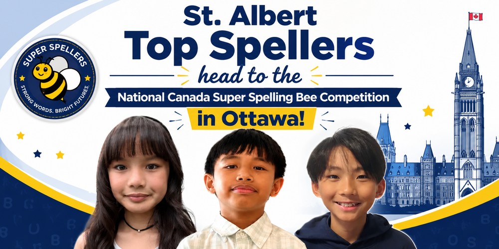 St. Albert Top Spellers Advance to National Super Spelling Bee in Ottawa